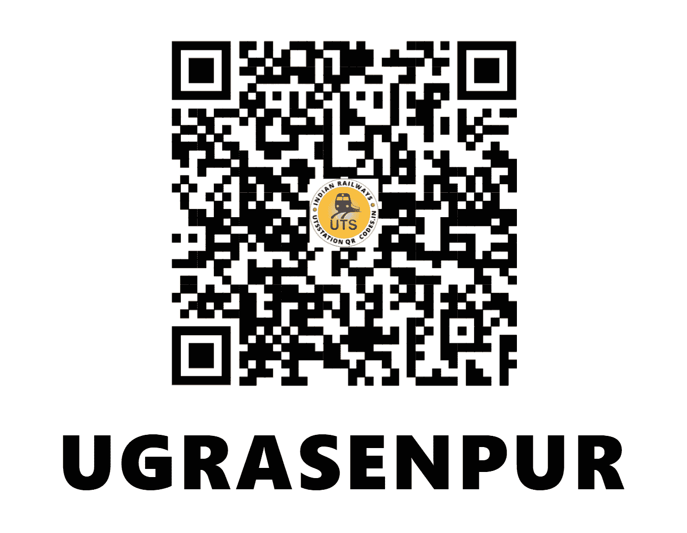 UTS QR Code for UGRASENPUR - URPR (NR - UTTAR PRADESH)